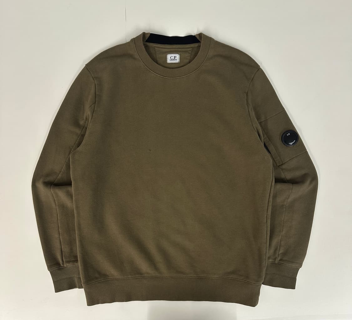CP컴퍼니 고글와펜 맨투맨 카키브라운(XL) 상품이미지2