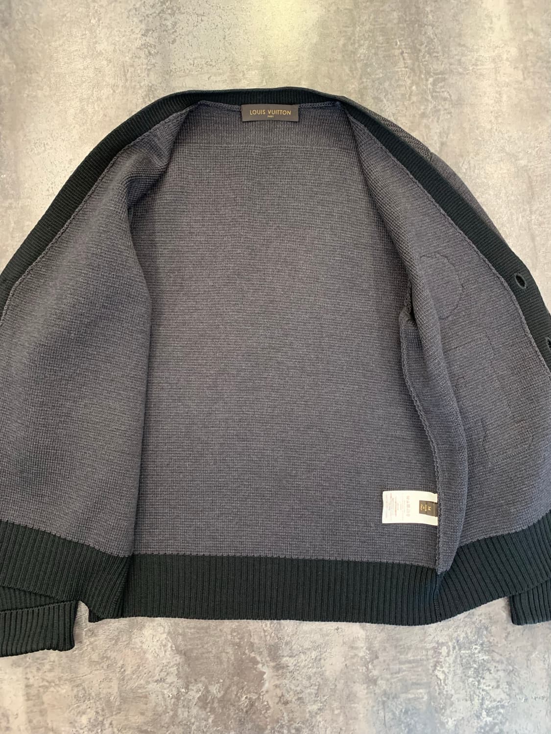 루이비통 X 프라그먼트 17 / AW 카디건(헤비 울)M 사이즈 상품이미지8