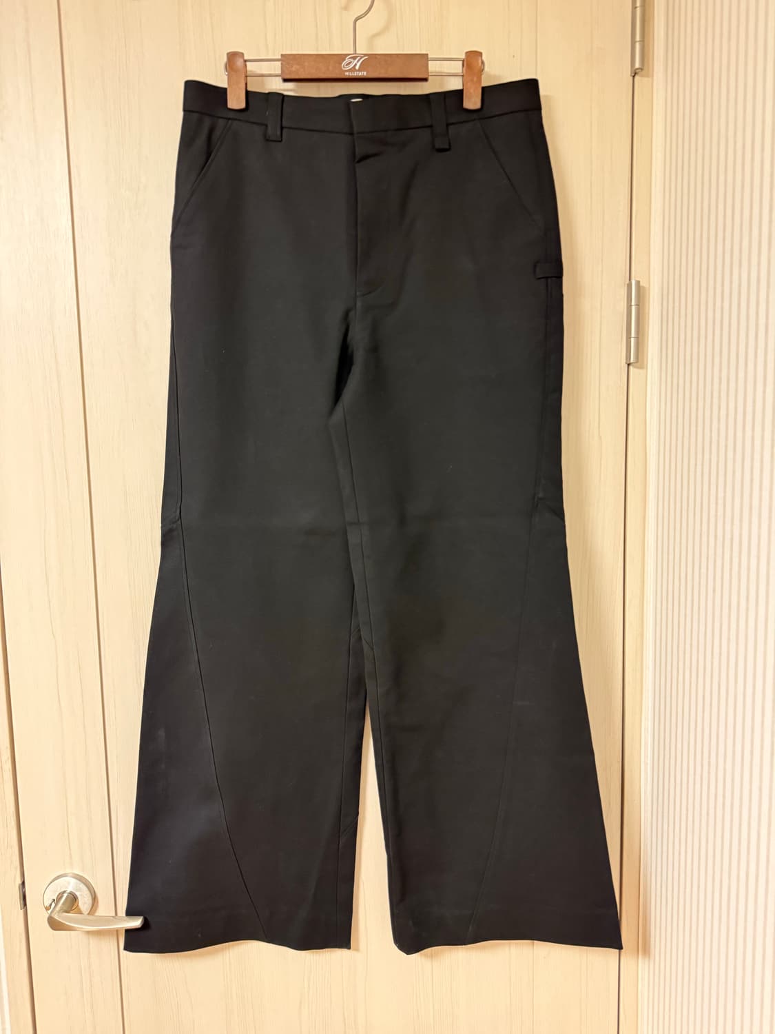 stu offlce 22Autumn 플레어 코튼 팬츠  상품이미지3