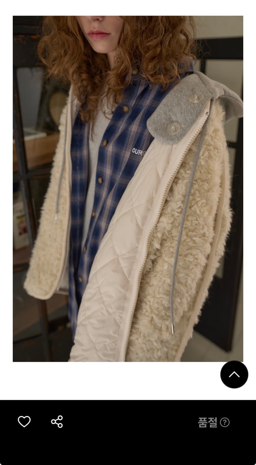 Fluffy overfit jumper / cream 상품이미지5