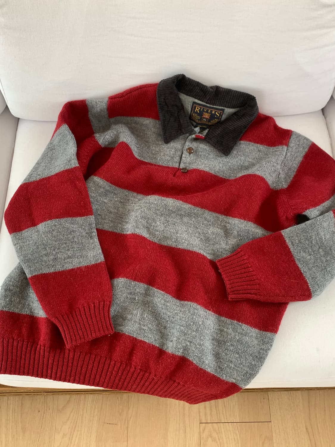 Crimson Rugby Knit 상품이미지1