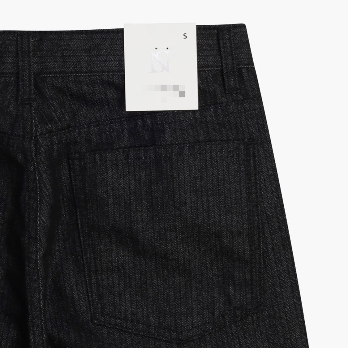 S,M) 헤링본 스트라이프 팬츠  상품이미지3