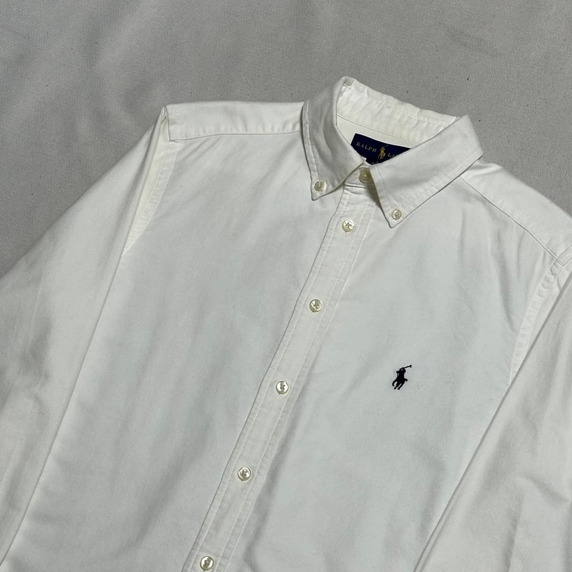L 폴로랄프로렌 여성용 코튼 화이트 셔츠 상품이미지1