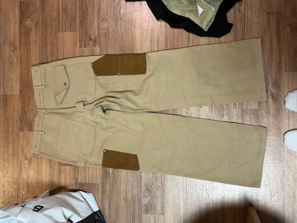 앤더슨벨 스웨이드 카펜터 팬츠 M 상품이미지2