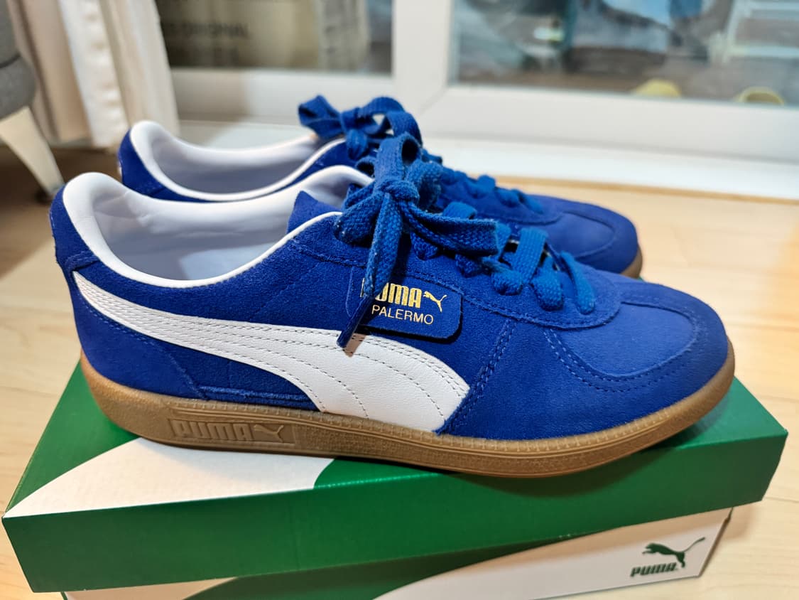 푸마 팔레르모 코발트 글레이즈 화이트 상품이미지1