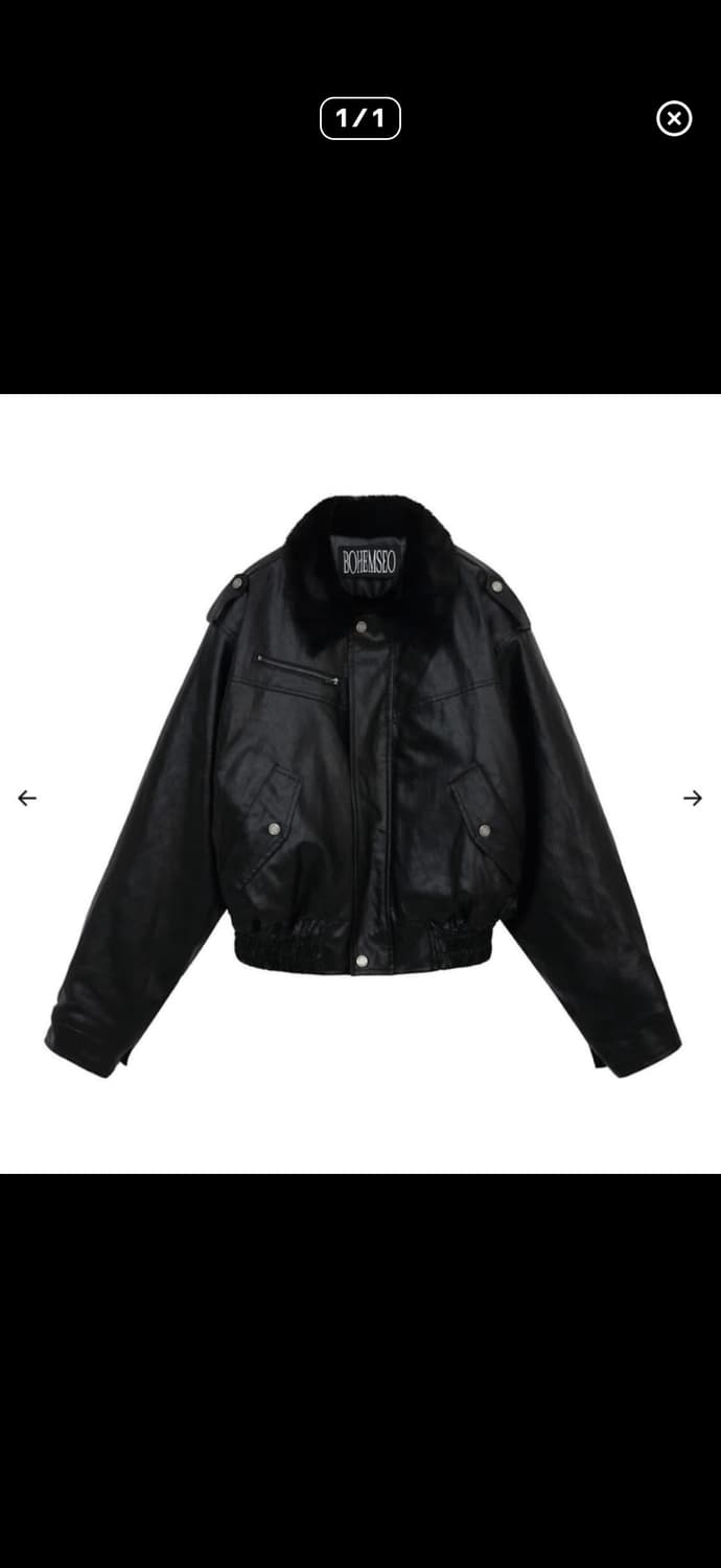 보헤미안서울 퍼 블루종 상품이미지1