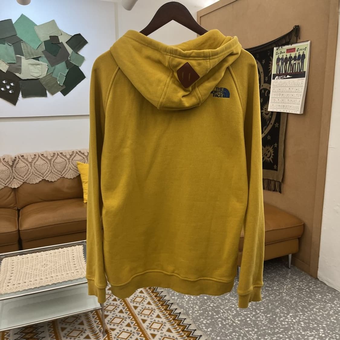 노스페이스 올드스쿨 레트로 00's 머스타드 후드티 100 C10823 상품이미지3