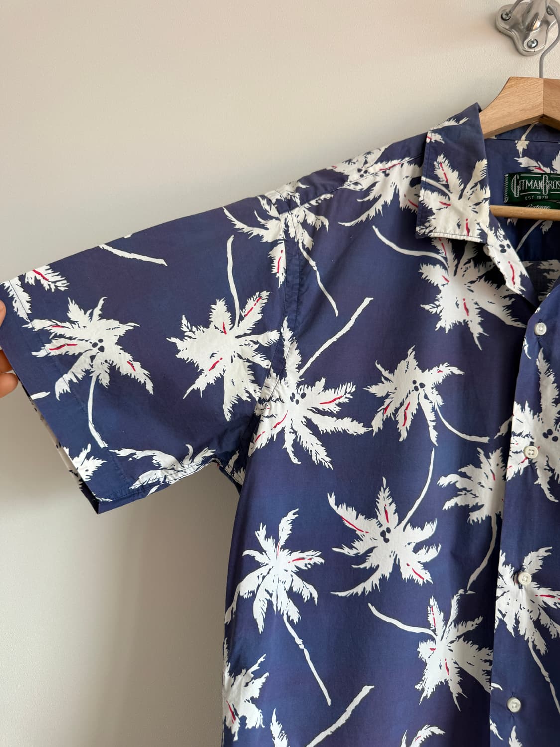 짓먼 빈티지(GITMAN VINTAGE) 하와이안 반팔 셔츠(U.S.A) 상품이미지3