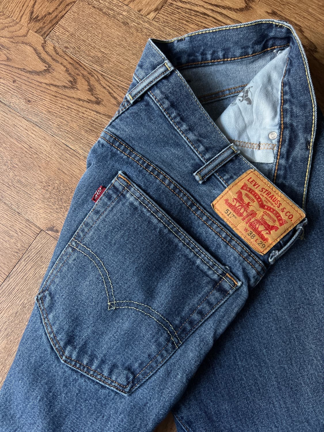 [38]리바이스 517 미디엄블루 플레어진 F12 상품이미지4