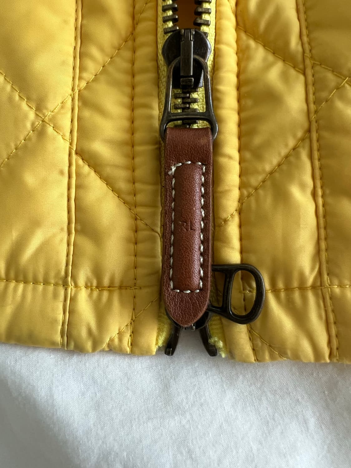 랄프로렌 스포츠 옐로우 퀼팅 밤버 자켓 상품이미지5