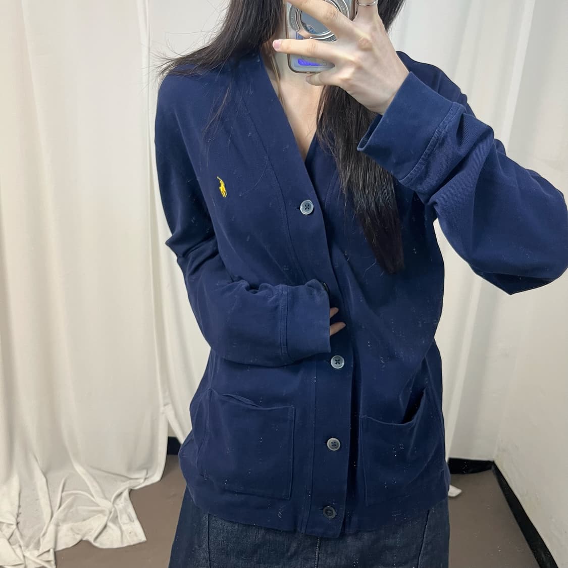 Polo Ralph Lauren navy cardigan  상품이미지3