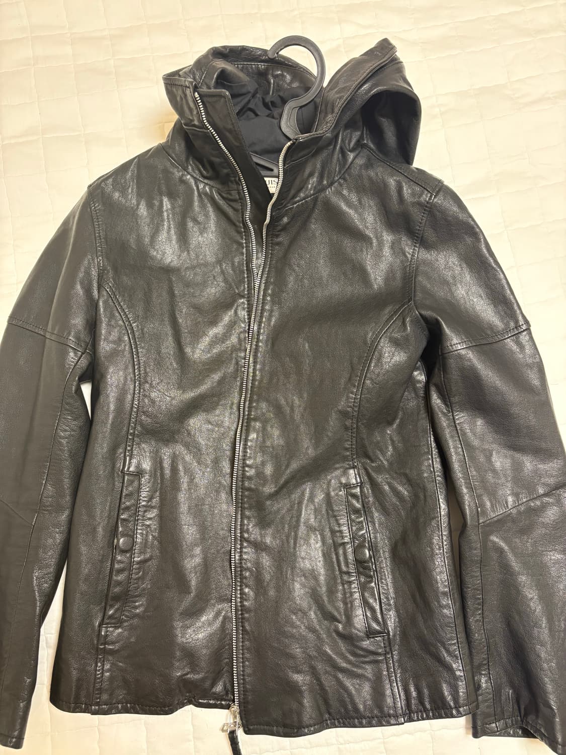 Vanquish 하이넥 레더 자켓  상품이미지2