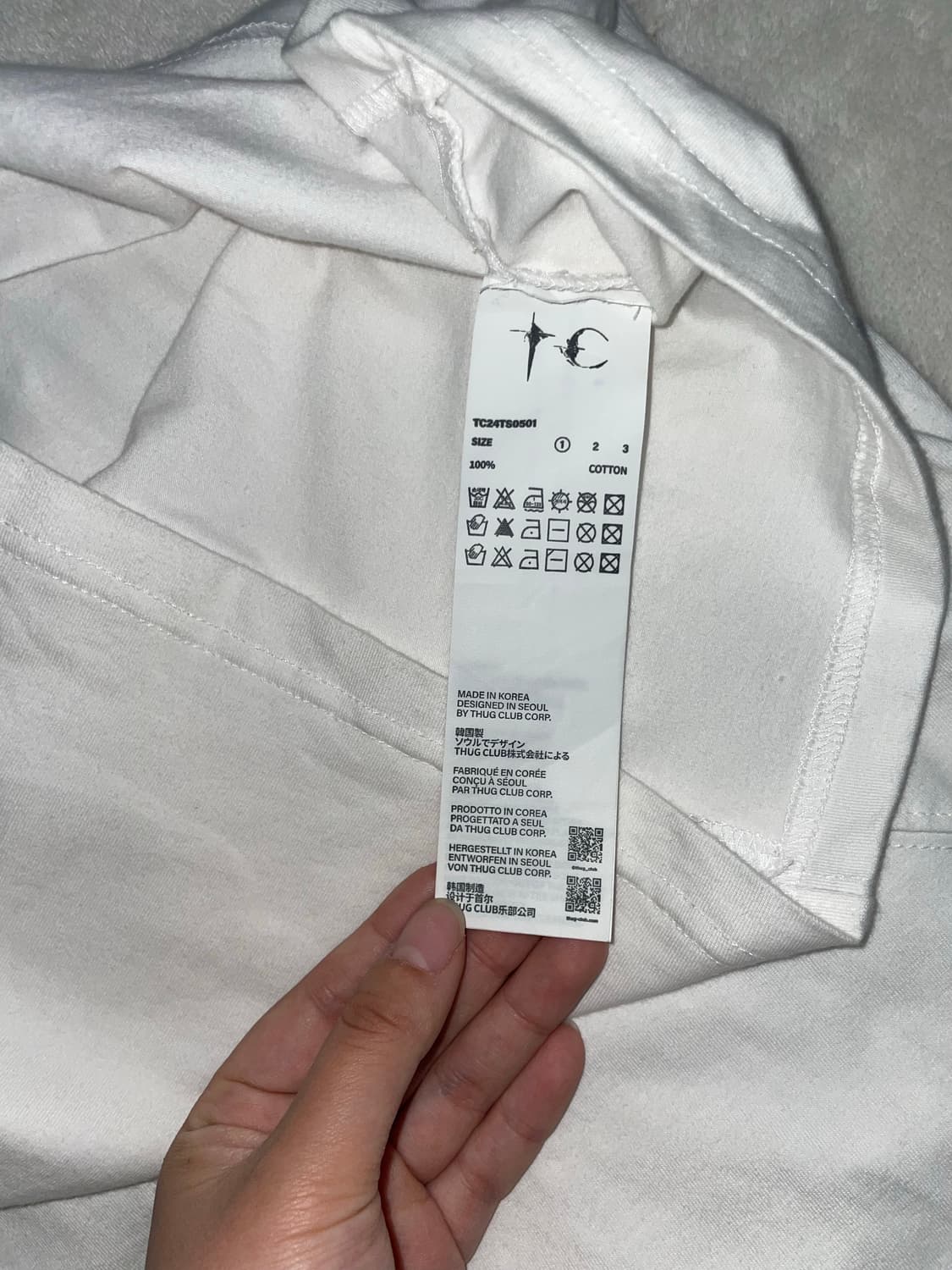 떠그클럽 TC 탱크탑 화이트 1size 상품이미지2