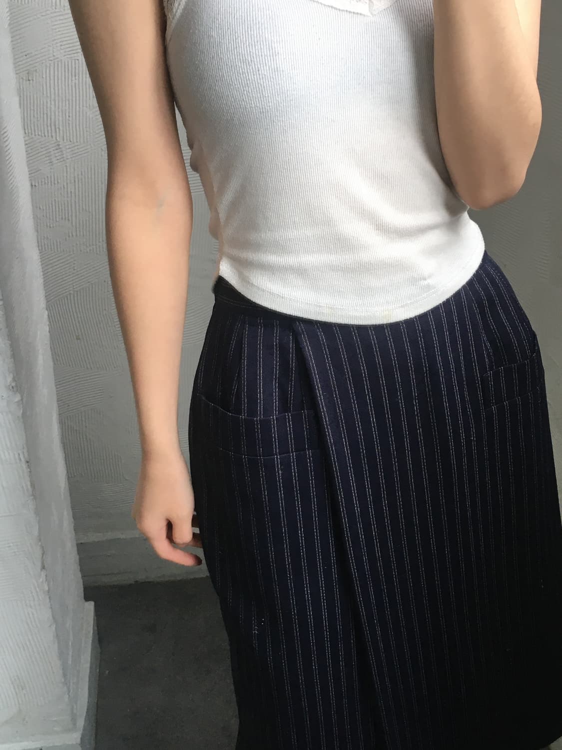 Balenciaga 발렌시아가 네이비 스트라이프 셋업 상품이미지2