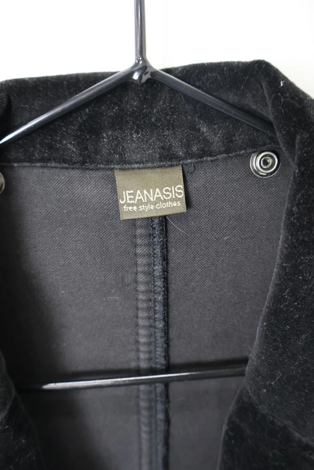 JEANASIS Black Velvet Short Jacket 상품이미지6