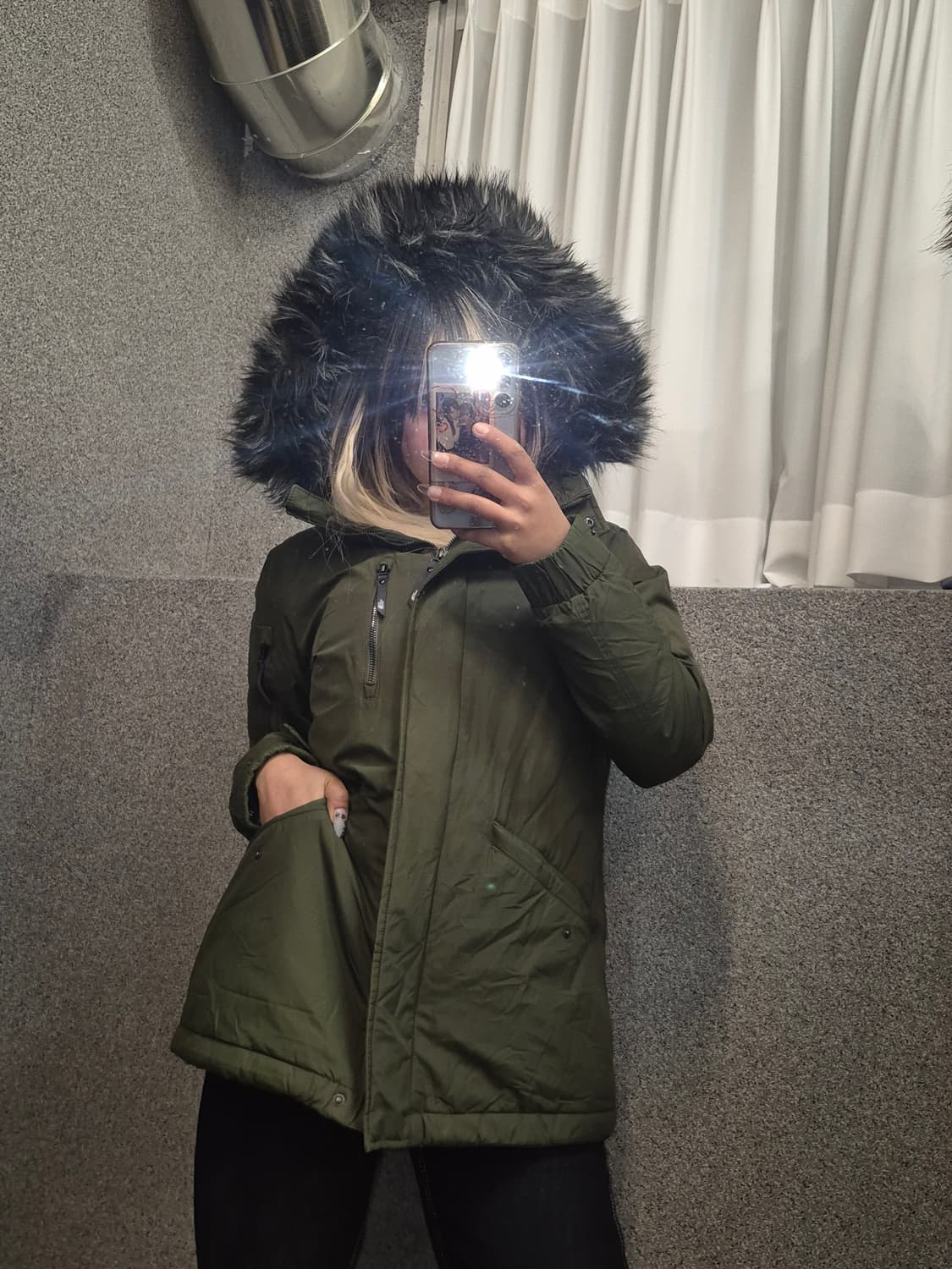 THE NORTH FACE FUR HOODIE PADDING  상품이미지1