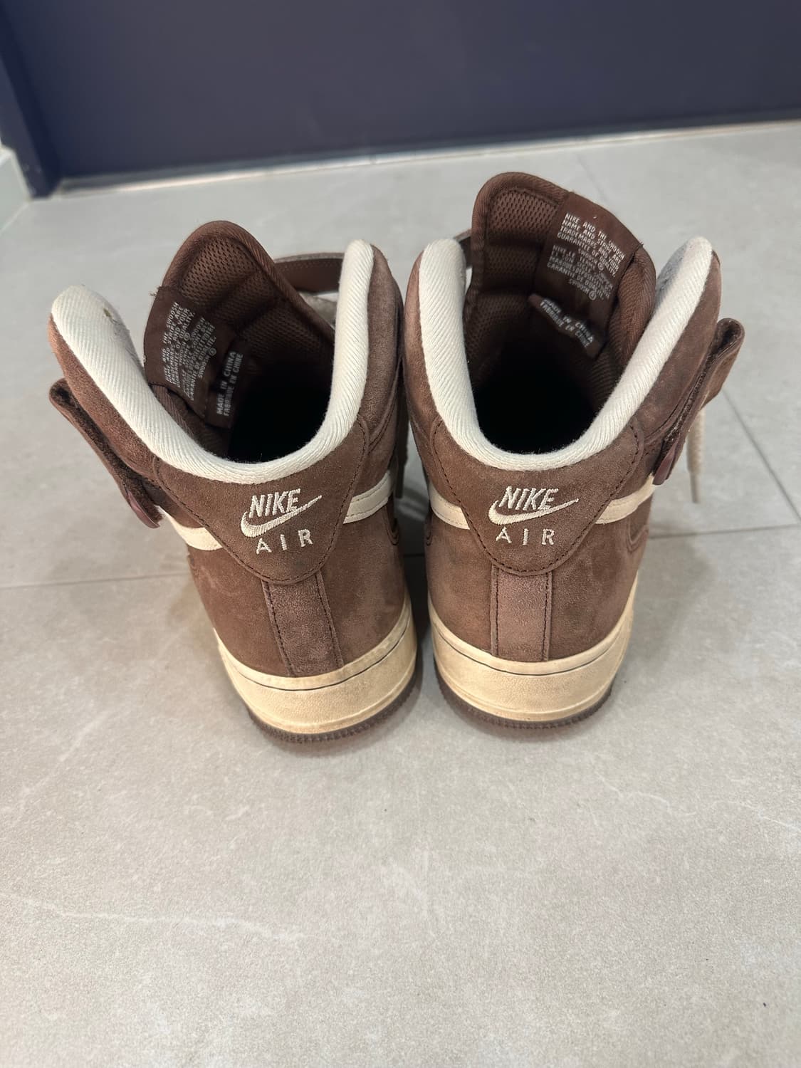 (275) 나이키 에어포스 미드 초콜릿 상품이미지3