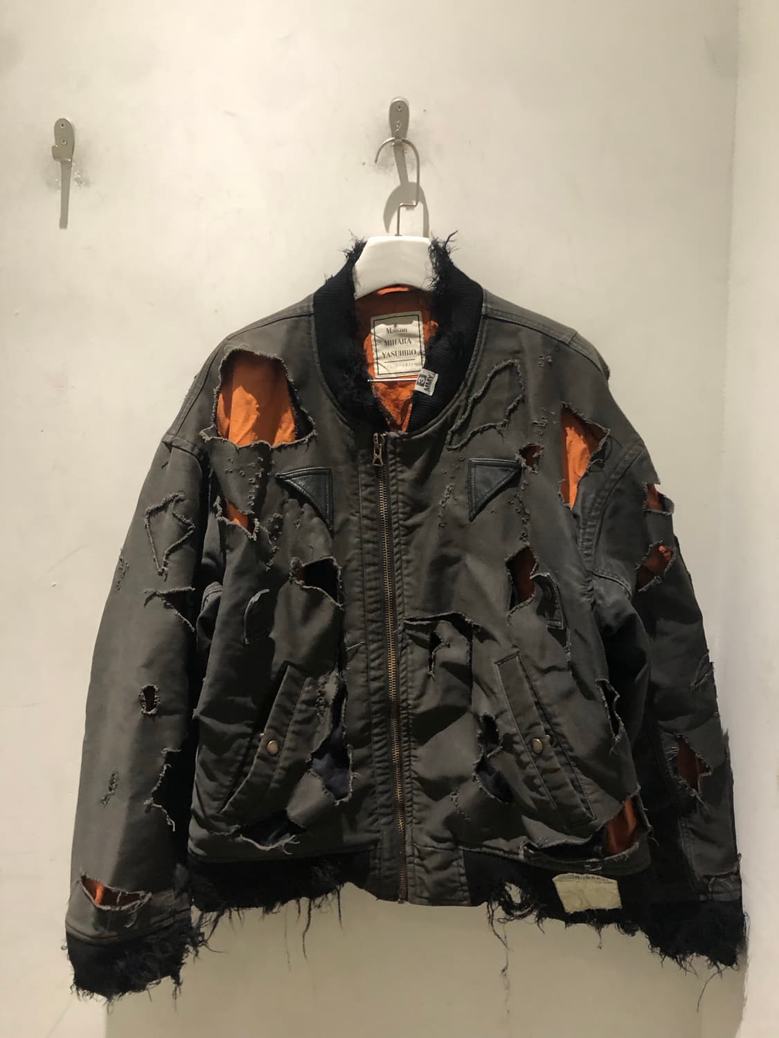 19Fw 미하라야스히로 디스트로이드 봄버 상품이미지1