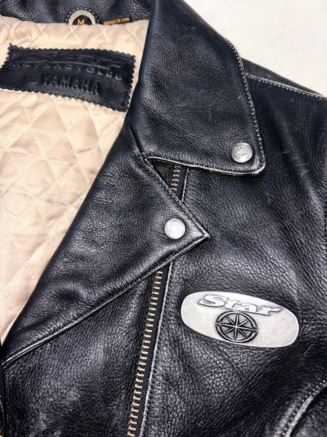 야마하 바이커 가죽 자켓 상품이미지2