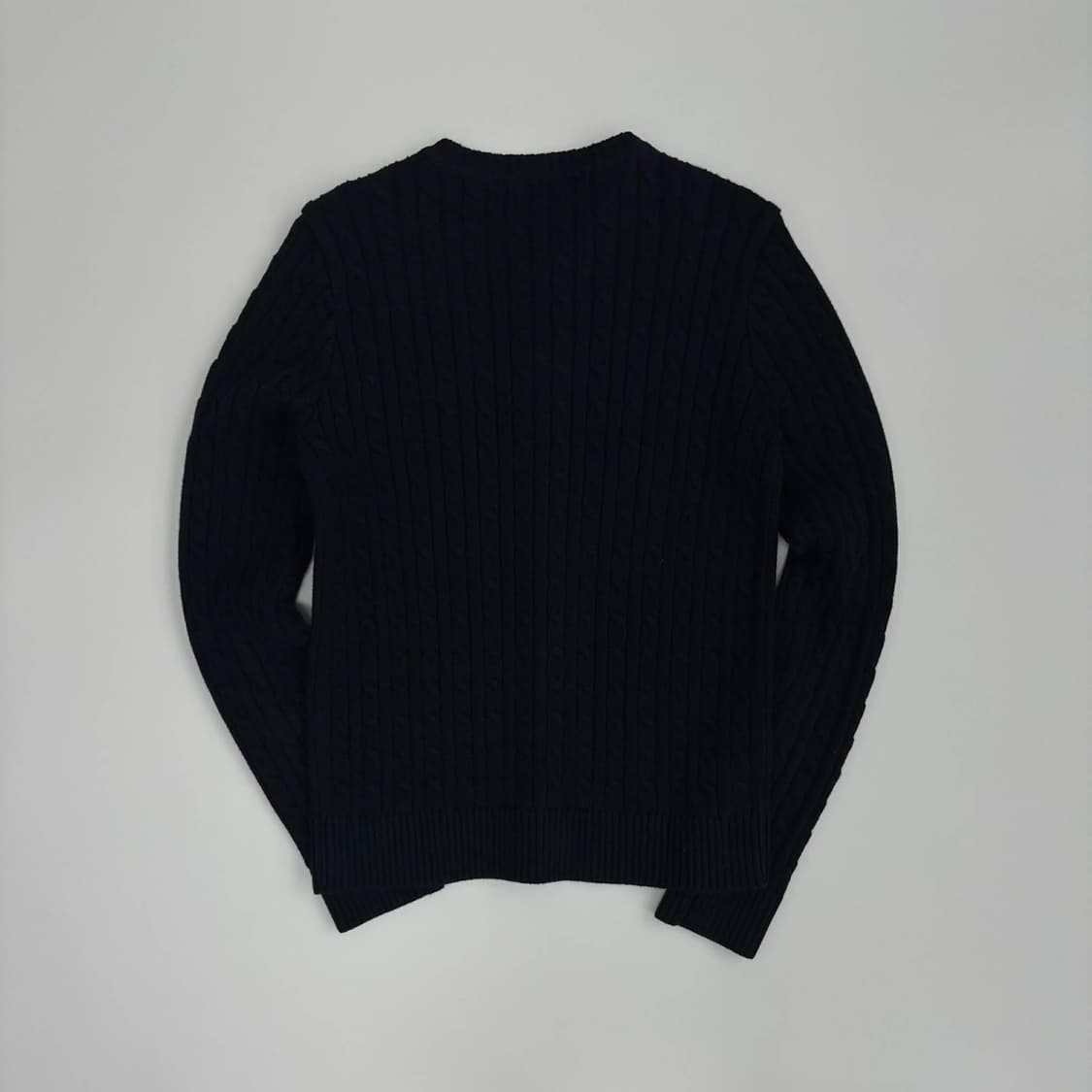 티니위니 네이비 케이블 걸즈 코튼 니트 가디건(90) 상품이미지3