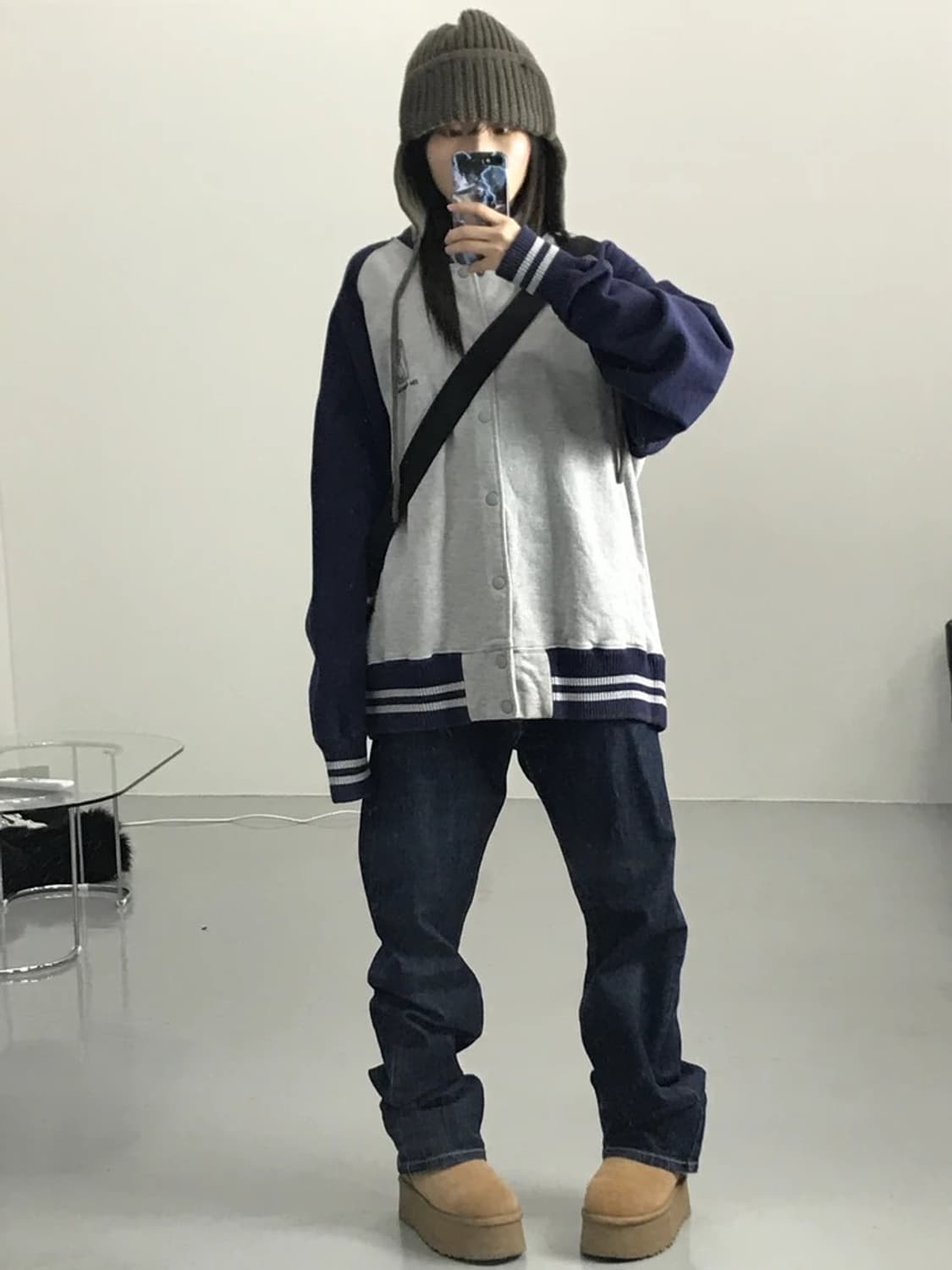 United Athle 1941 스웨트 바시티 자켓 상품이미지1