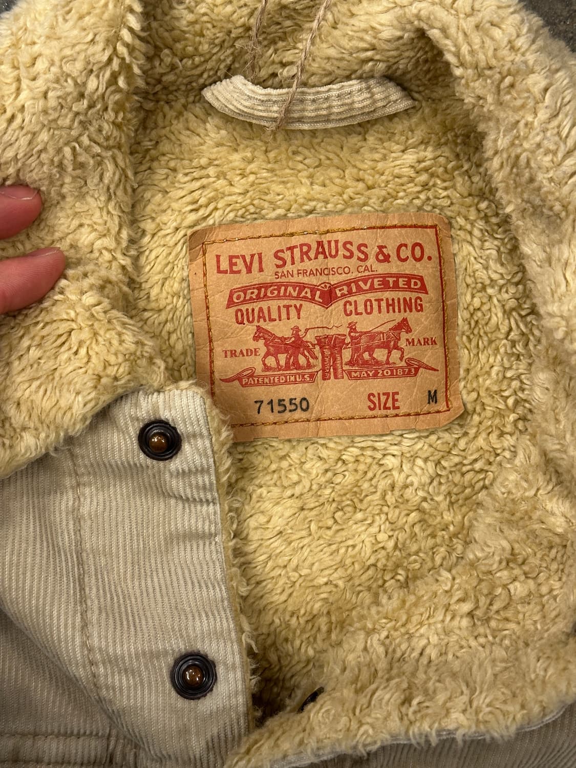 00s 리바이스 쉐르파 코듀로이 트러커 자켓 M 상품이미지4