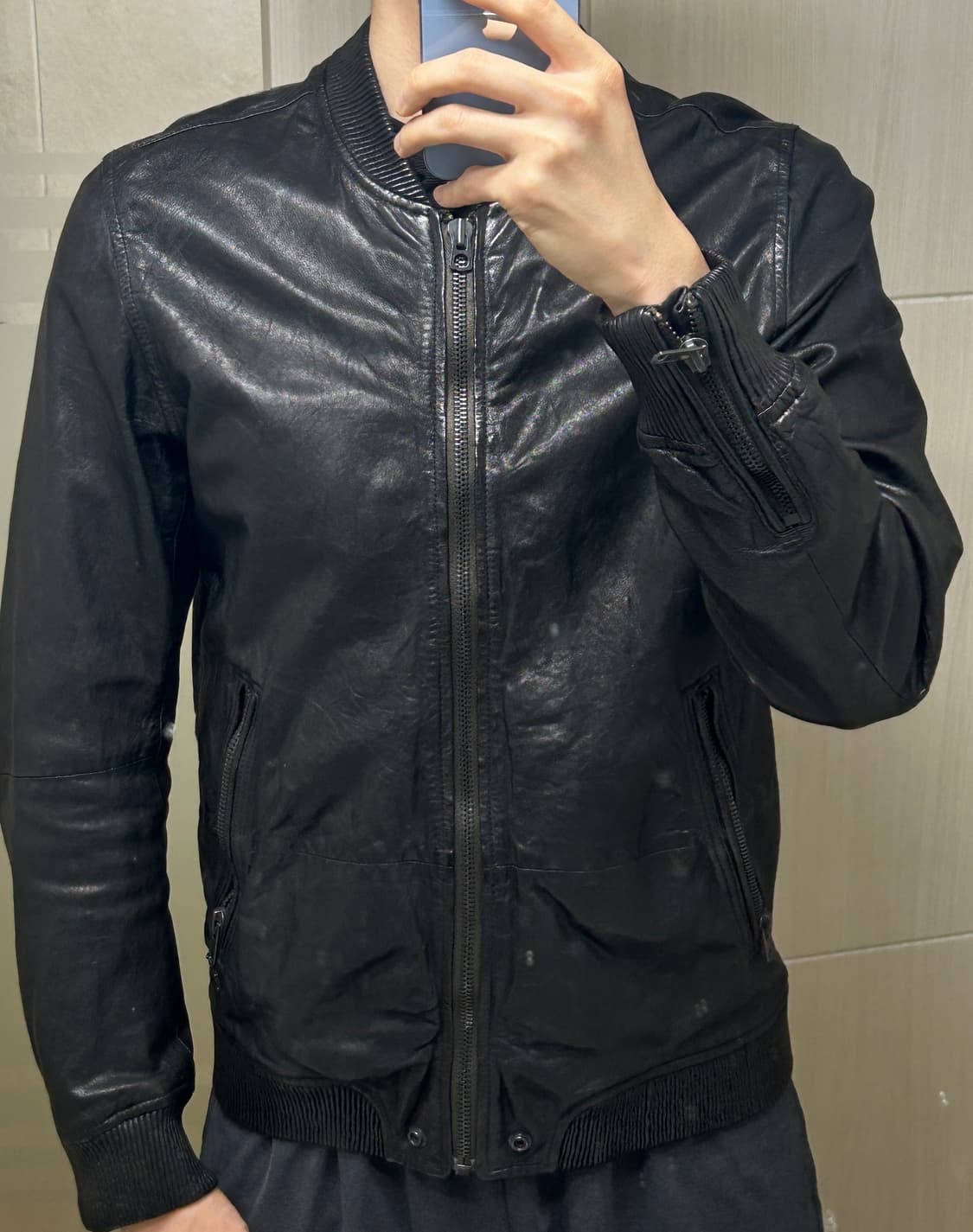 디젤 가죽자켓 상품이미지8