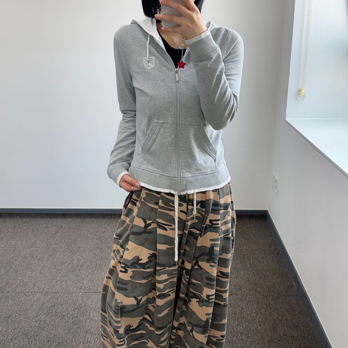 Polo 폴로 그레이 후드집업 상품이미지2