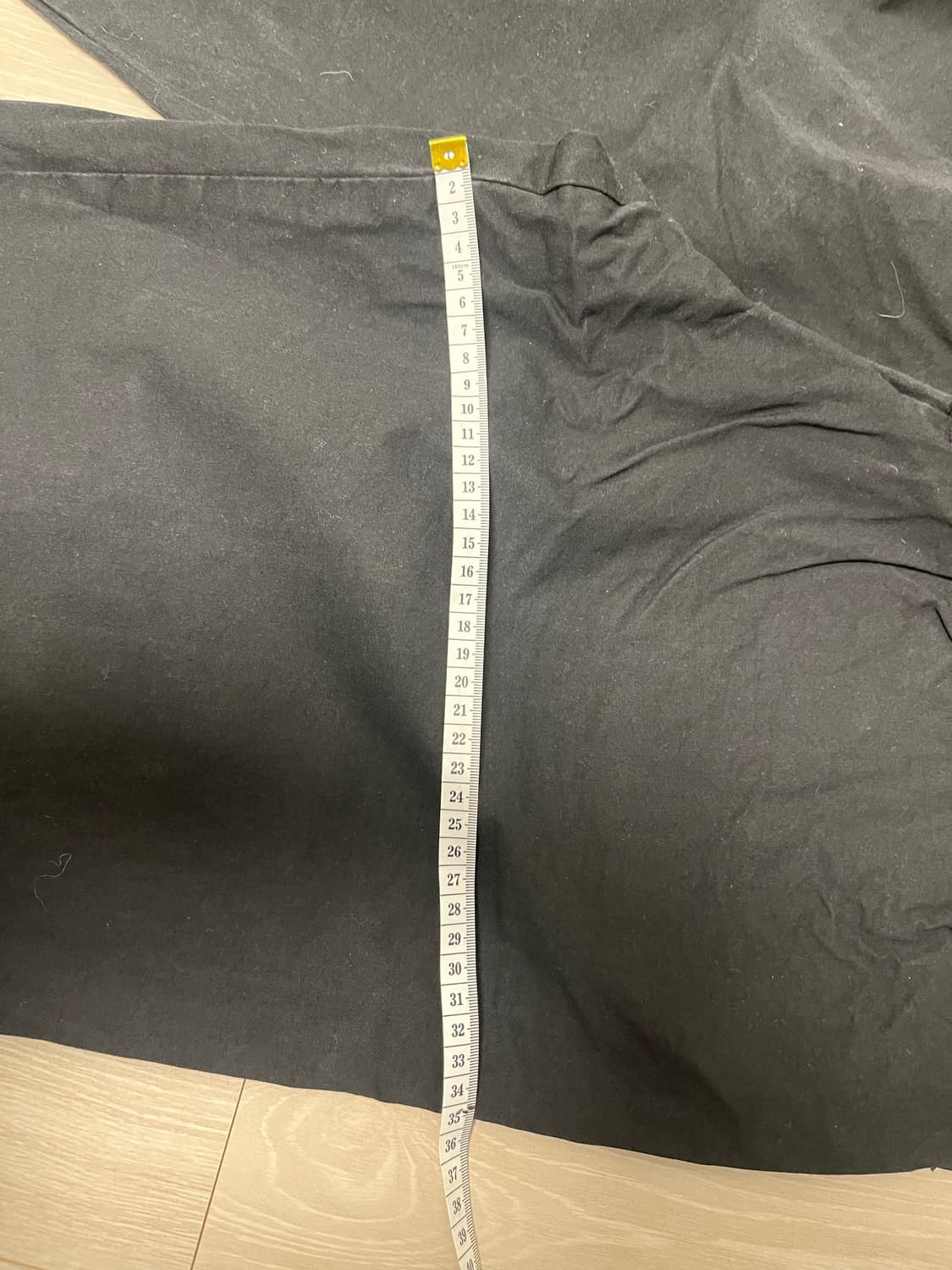 검은색 린넨+면 바지 팔아요 상품이미지3