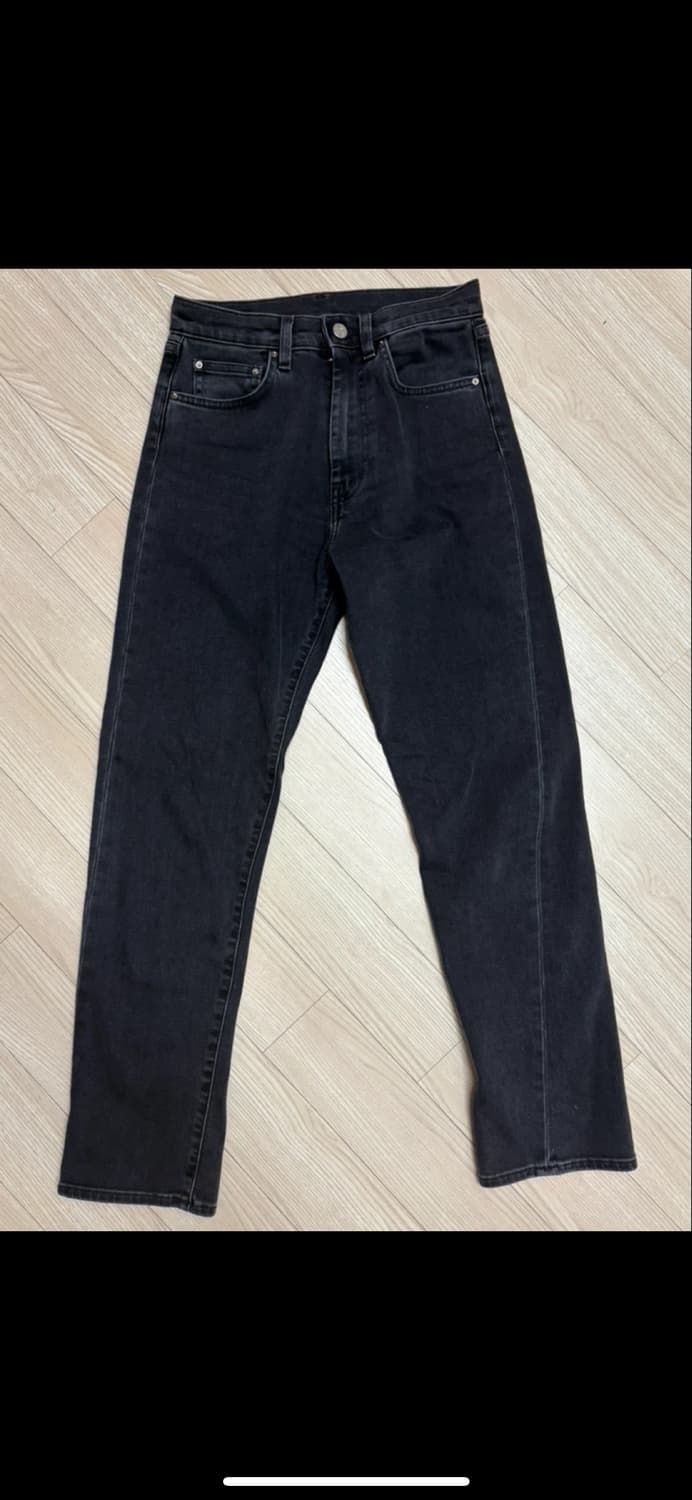 토템 트위스트 심 데님 흑청 24/32 상품이미지1