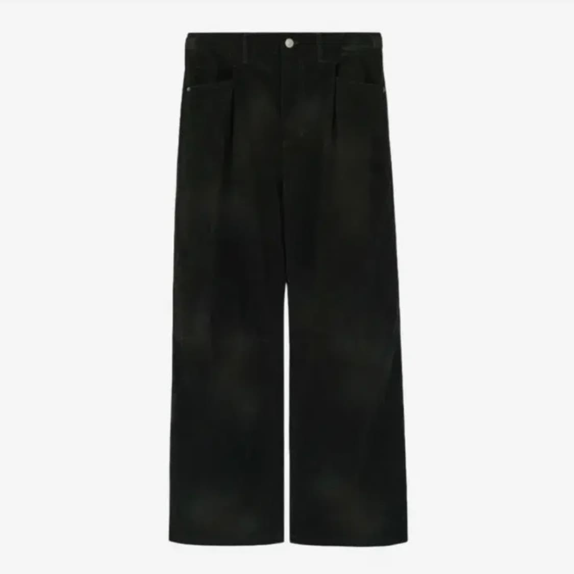 폴리테루 코듀로이 고시마 팬츠 멀티 페이디드 블랙 상품이미지1