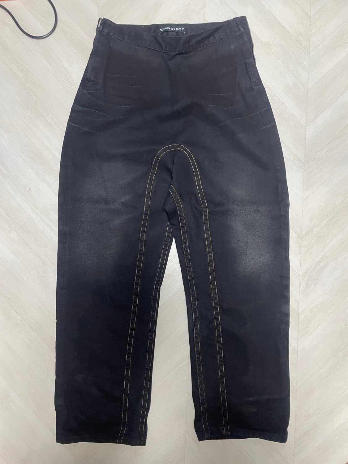 [31] Y/project souffle Jeans (Black) 상품이미지3