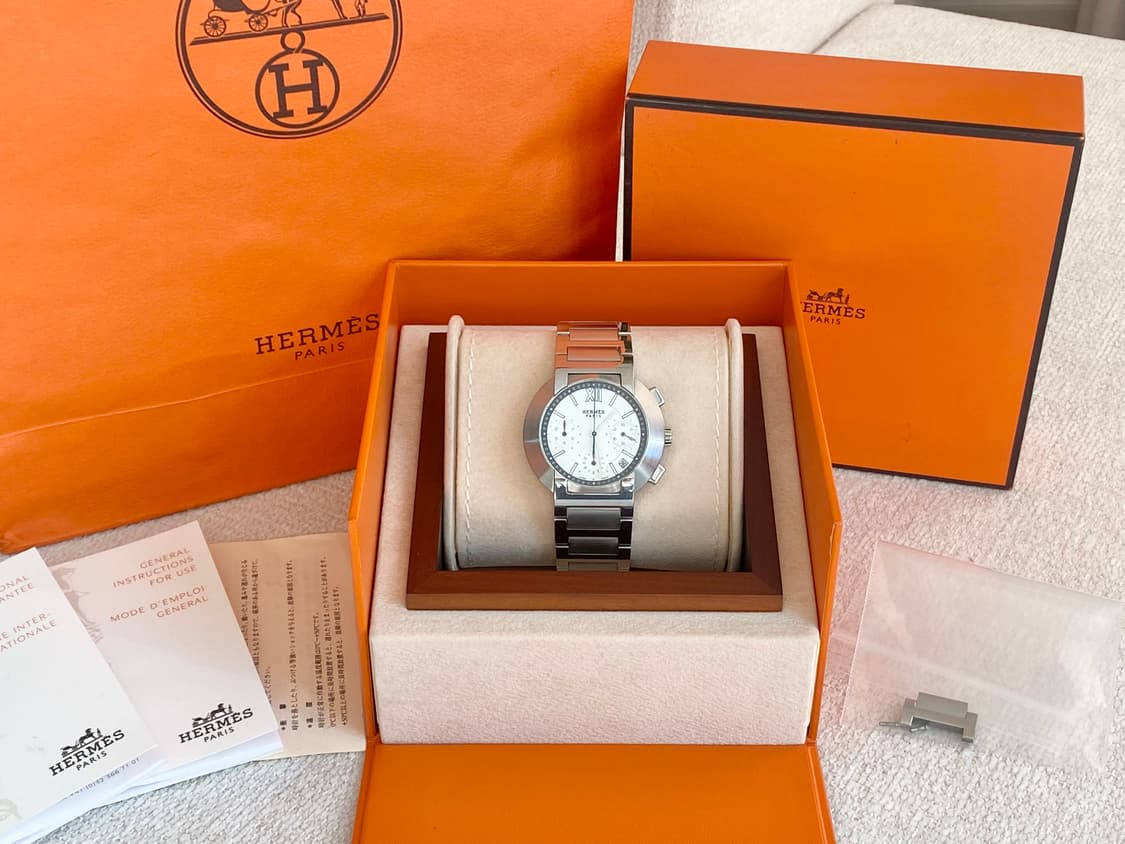 에르메스 노마드 NO1.910 남성용 쿼츠 39mm 화이트 다이얼 상품이미지2