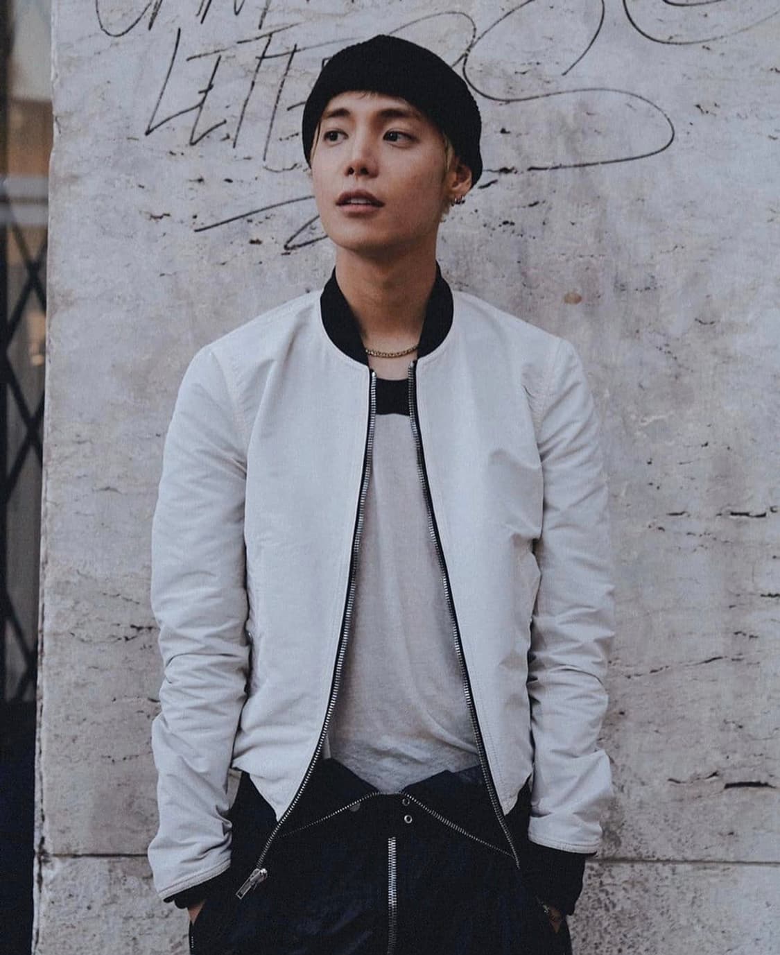 릭오웬스 리버시블 봄버 자켓 50(래퍼 원 착용) 상품이미지1