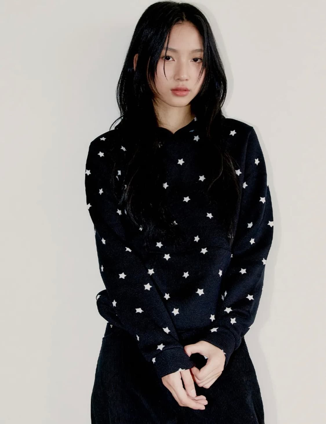 오피쉬 미니 스타 후디 블랙 2사이즈 상품이미지2