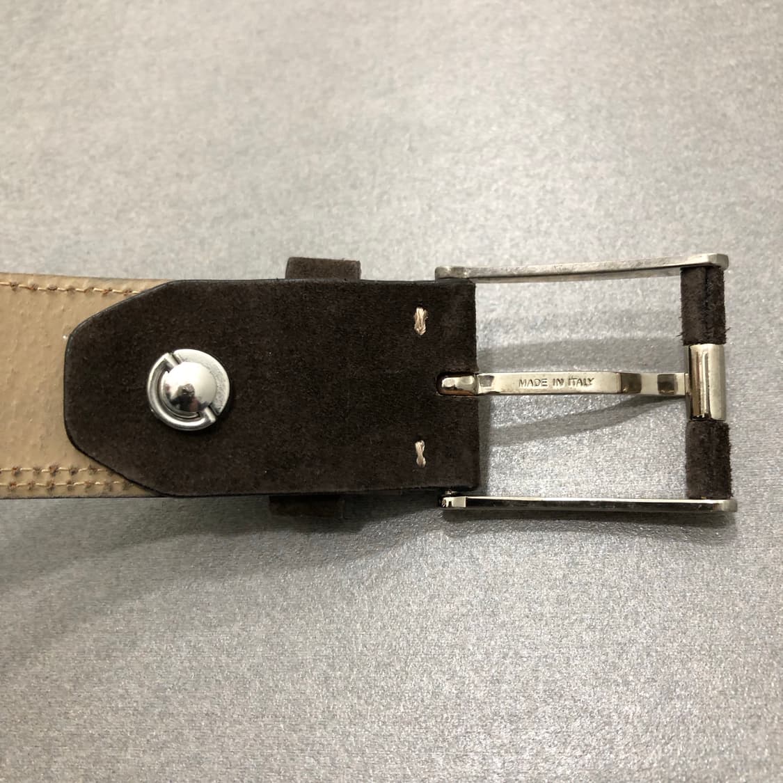 아랄디 araldi 1930 이태리 스웨이드 레더 가죽 벨트 상품이미지4