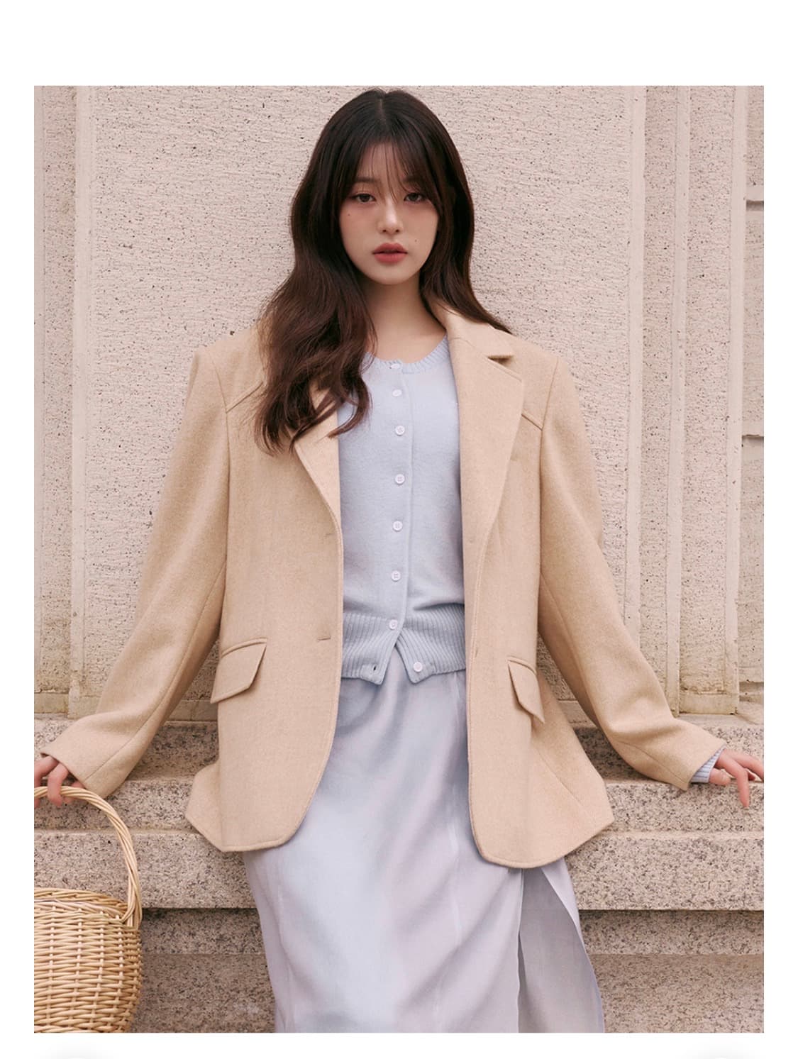 로라로라 woo blended classic jacketl 상품이미지1