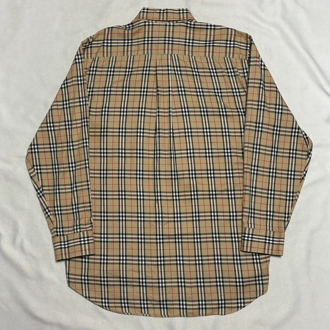 L 버버리 베이지 노바체크 원포켓 셔츠  상품이미지3