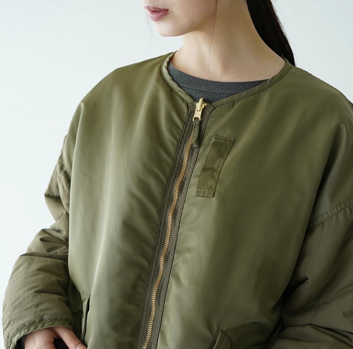 kha:ki 카키 양면 ma-1 자켓 상품이미지2