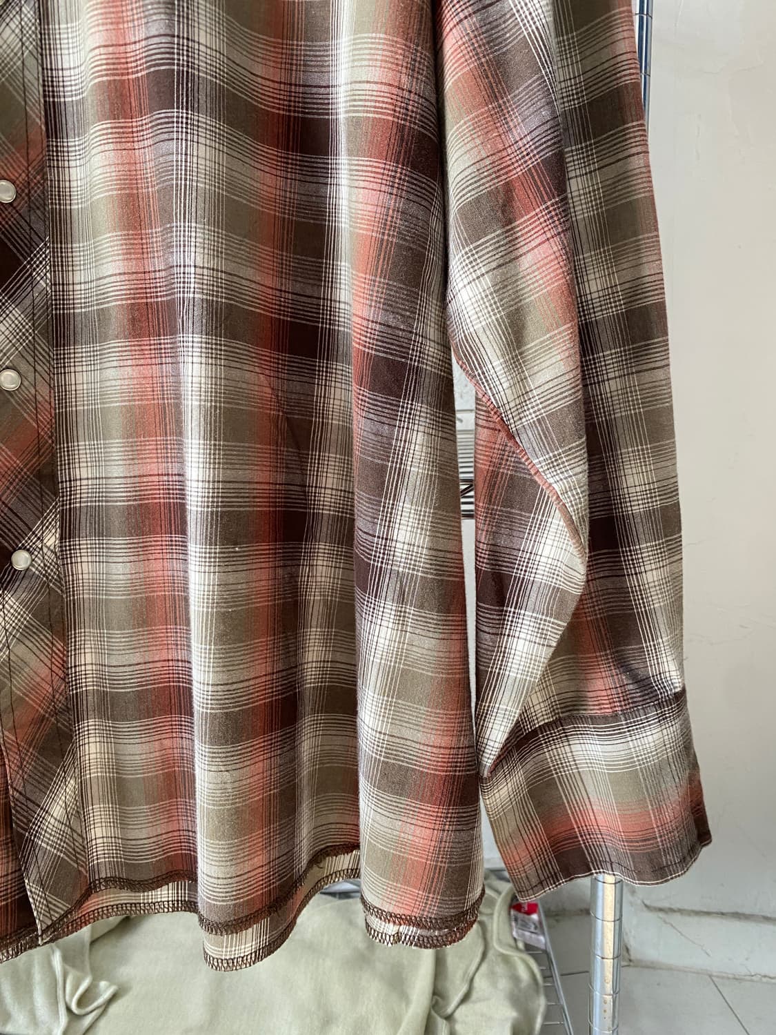 랭글러 웨스턴 체크 셔츠 (Man L) AB1675 상품이미지3