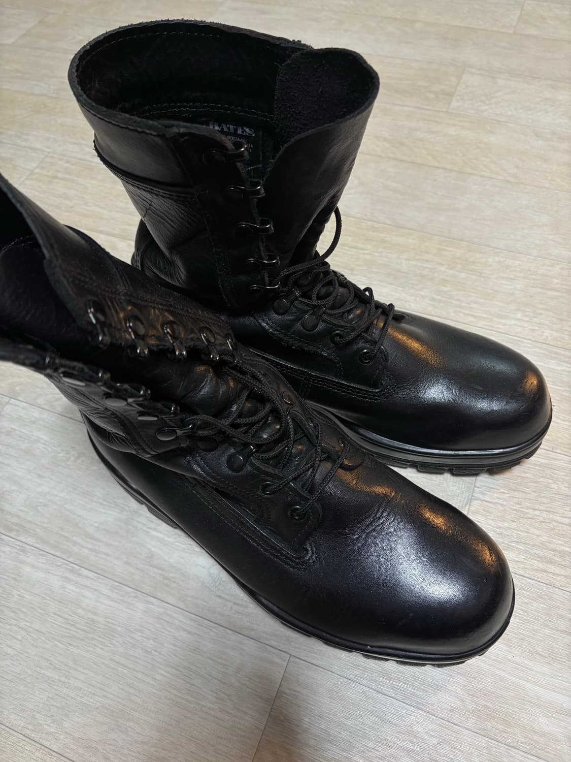 베이츠 군화 컴뱃 부츠 워커 블랙 상품이미지1