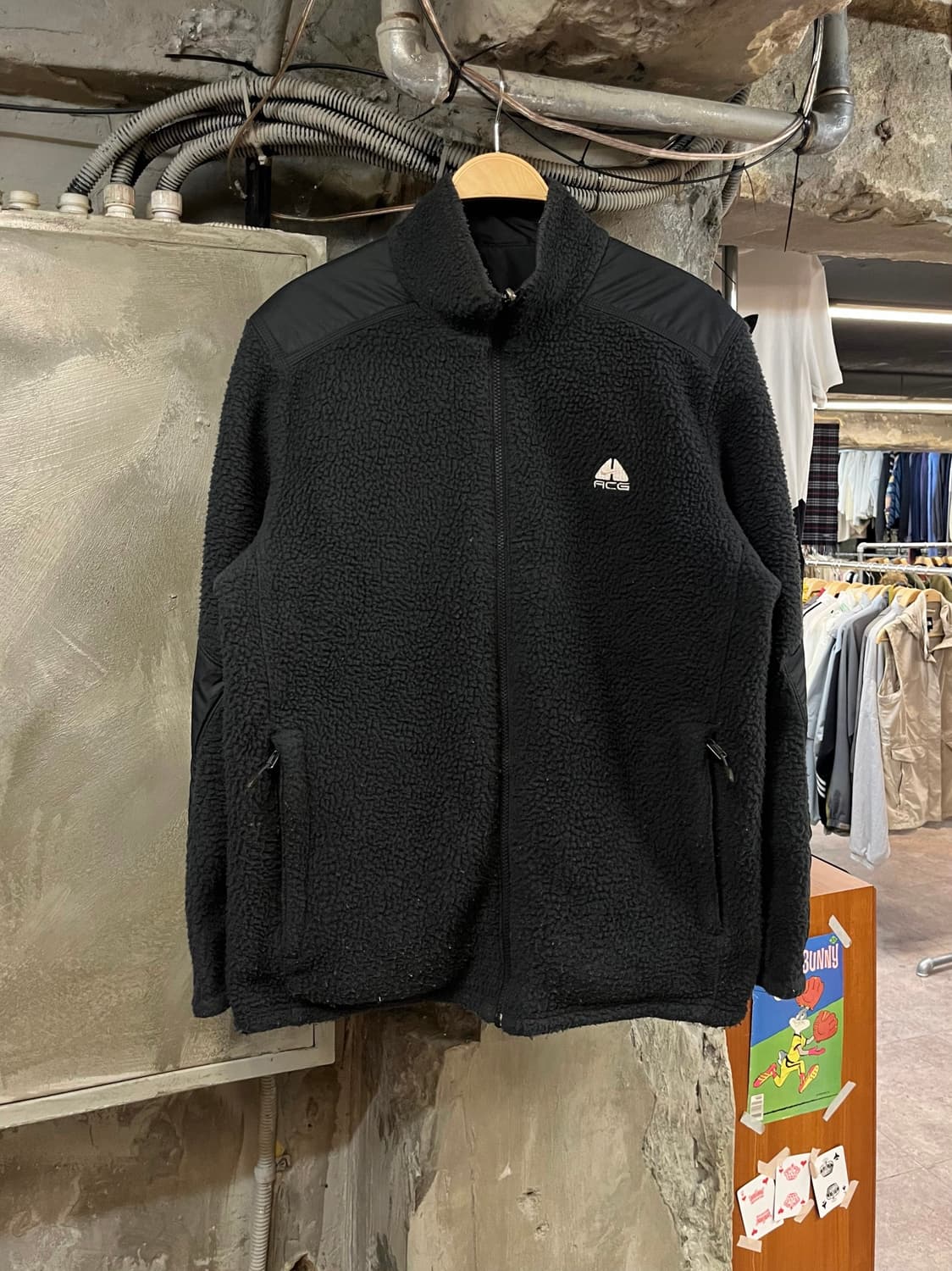 나이키 acg 리버시블 플리스 자켓 블랙 100 #csz2387 상품이미지1