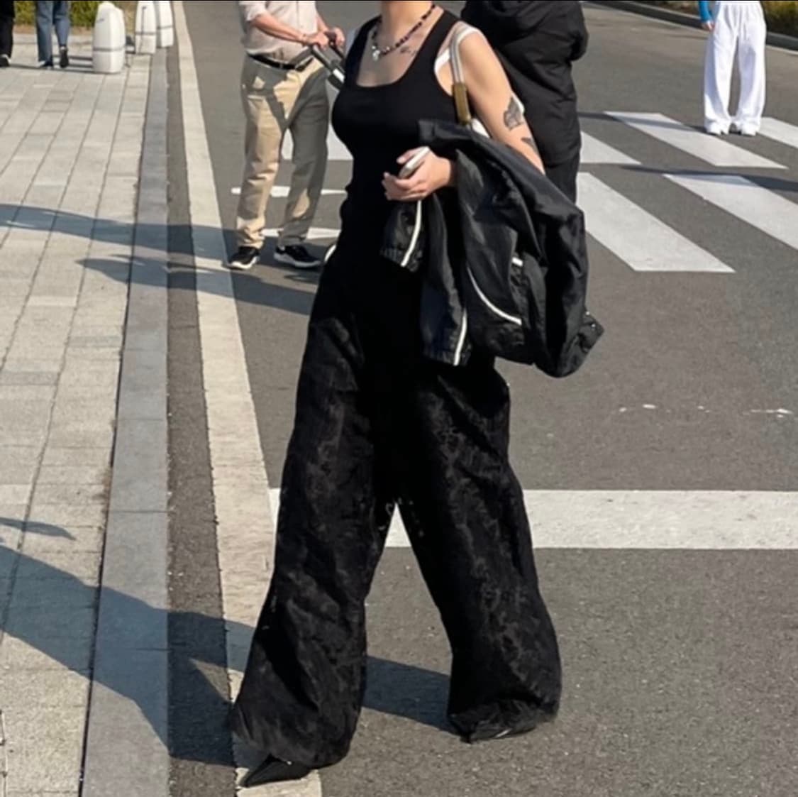 꼼데가르송 트리콧 Flower Organza Pants 상품이미지1