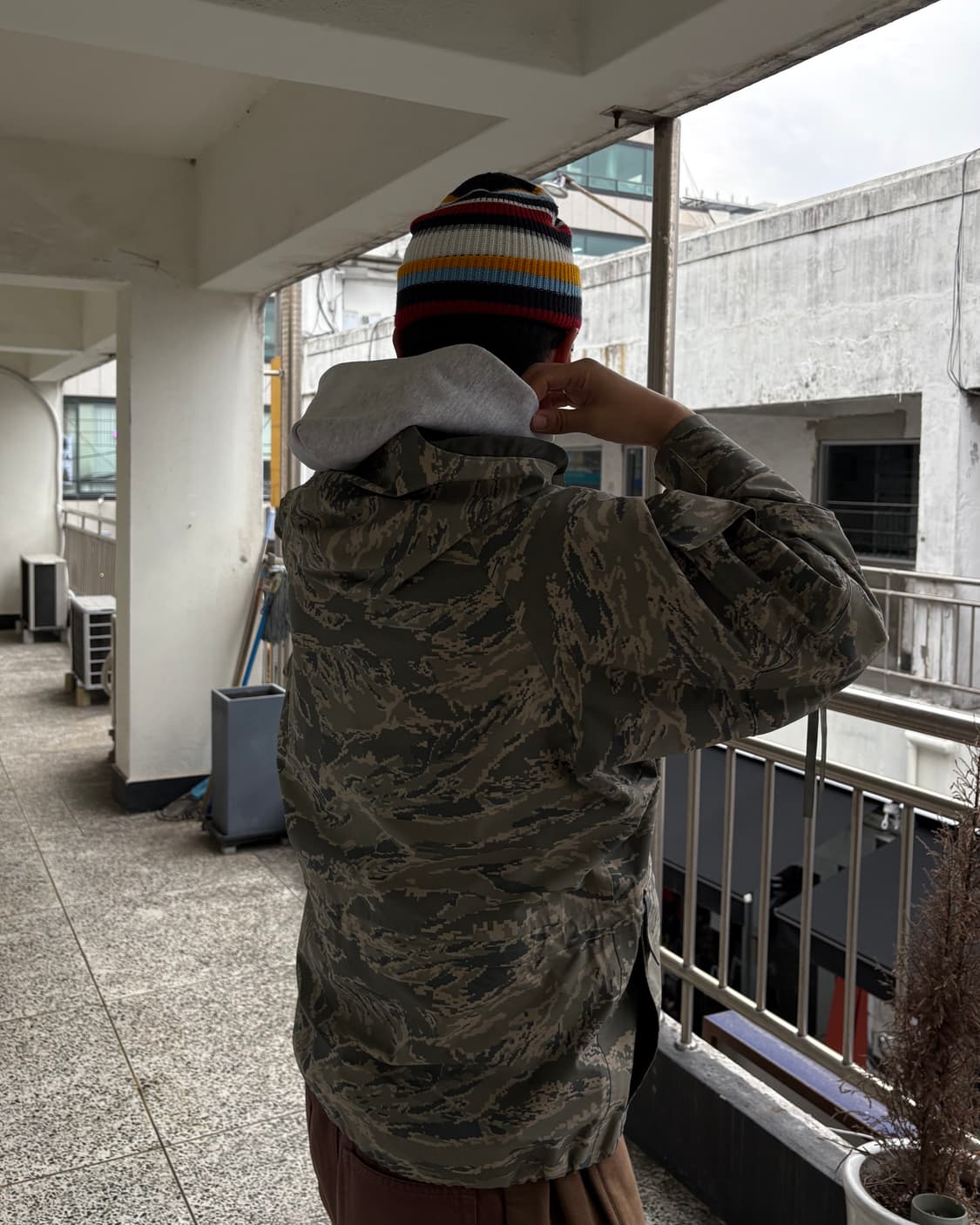 미공군 APECS 파카 ABU 타이거 카모 데드스탁 상품이미지1