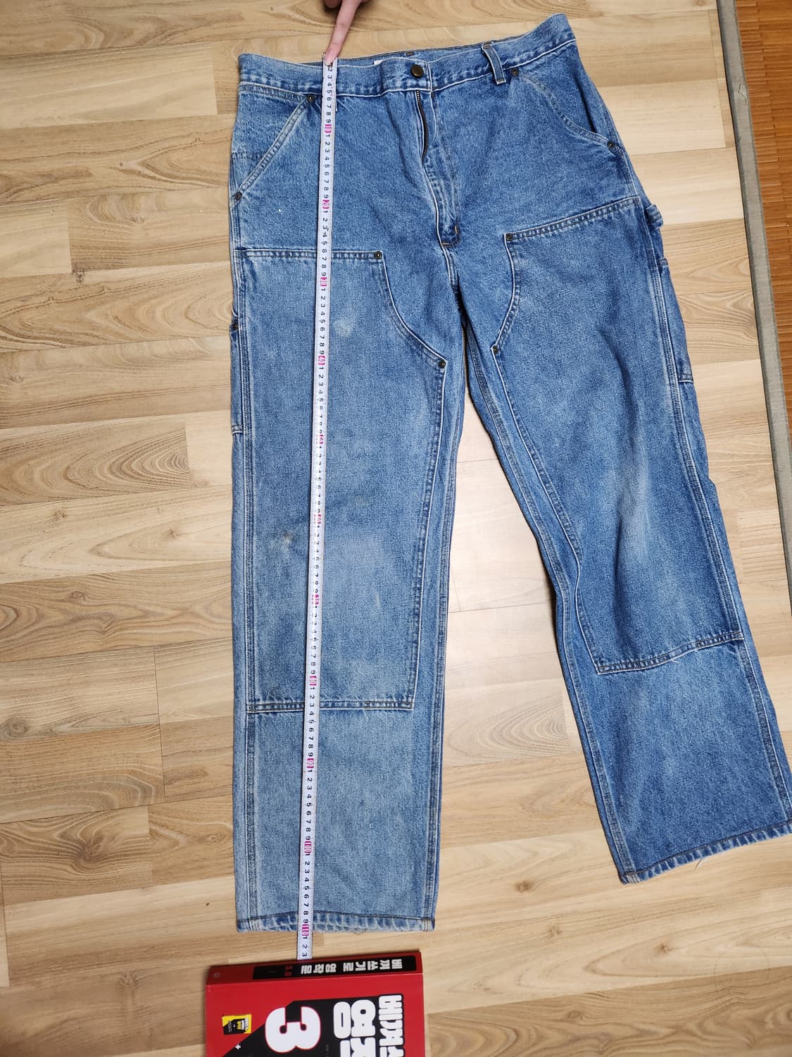 90s 칼하트 b73 더블니 데님 상품이미지8