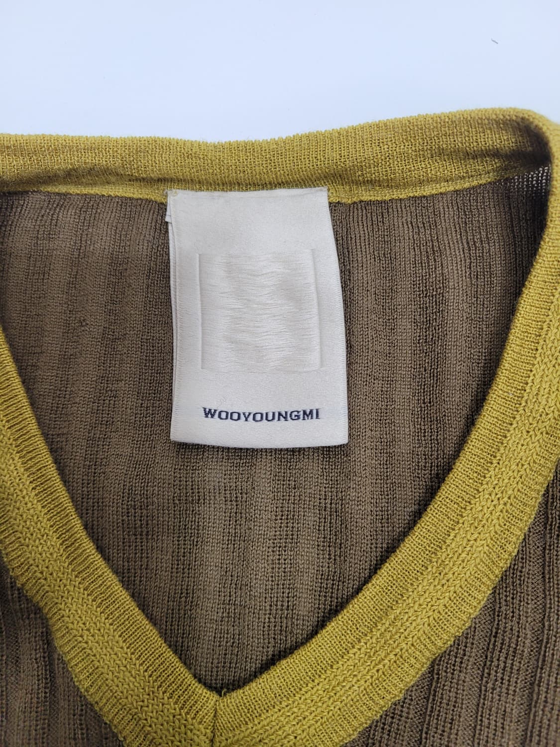 WOOYOUNGMI 우영미 모 100% 브이넥 니트 / 남 115
 상품이미지7