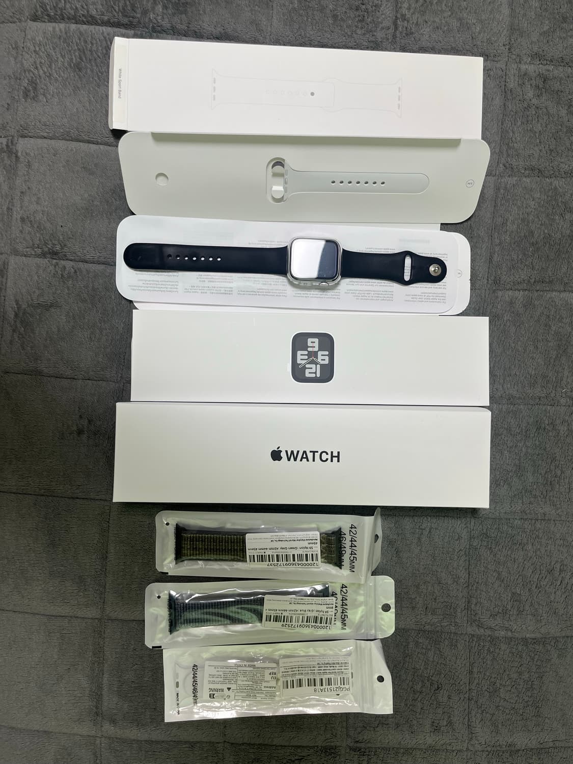 애플워치 se 2세대 gps 44mm 실버 풀박스 상품이미지1