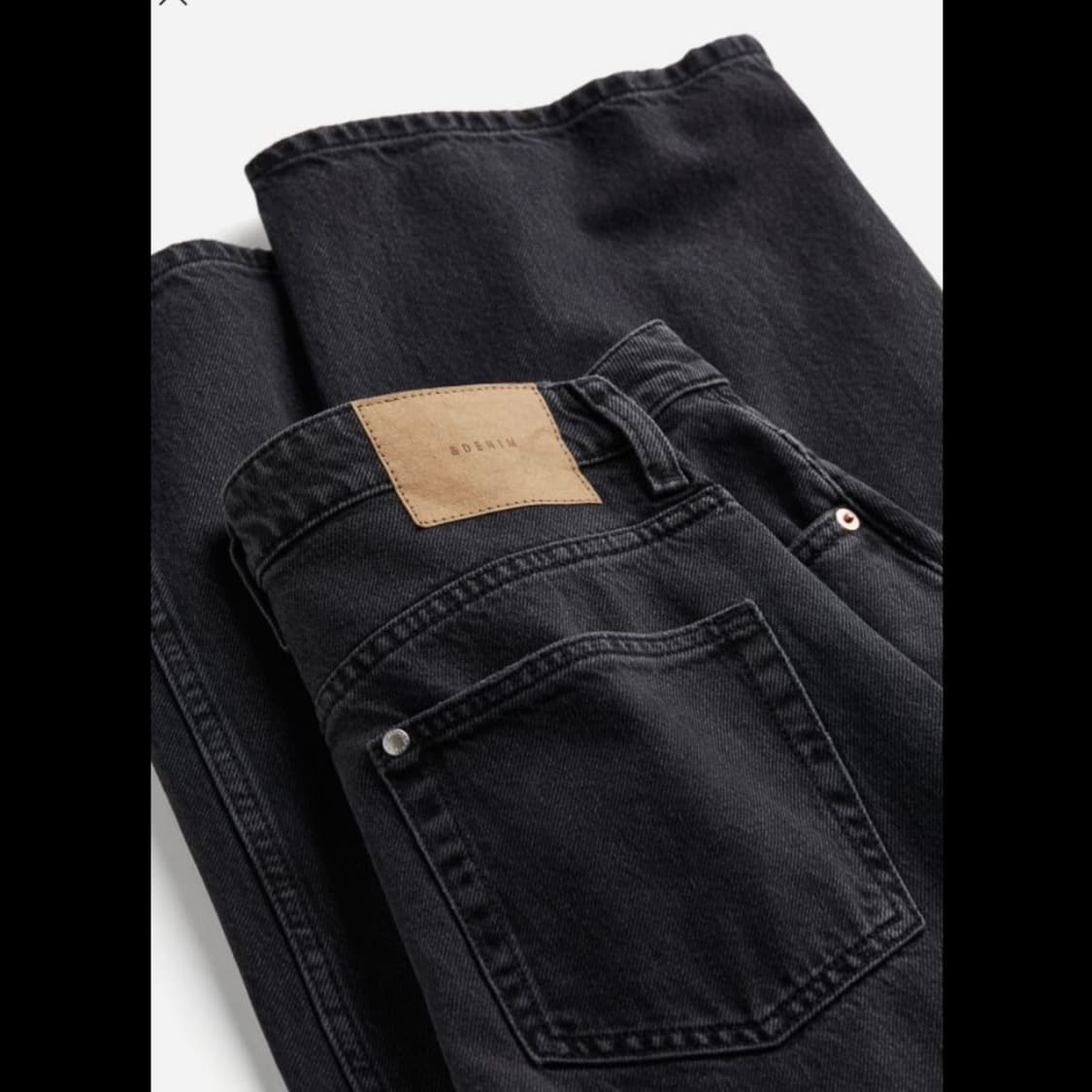 h&m 에이치앤엠 배기 하이웨이스트 진 (새상품) 상품이미지8