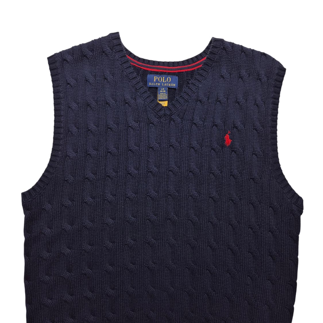 [L(14-16)] 폴로 랄프로렌 케이블 니트조끼 상품이미지3