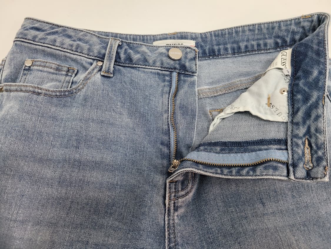 GUESS 24SS 와이드 데님 청바지 / 여 73 (29) 연청 워싱  상품이미지6